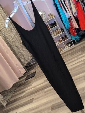 Good American Black Midi Dress